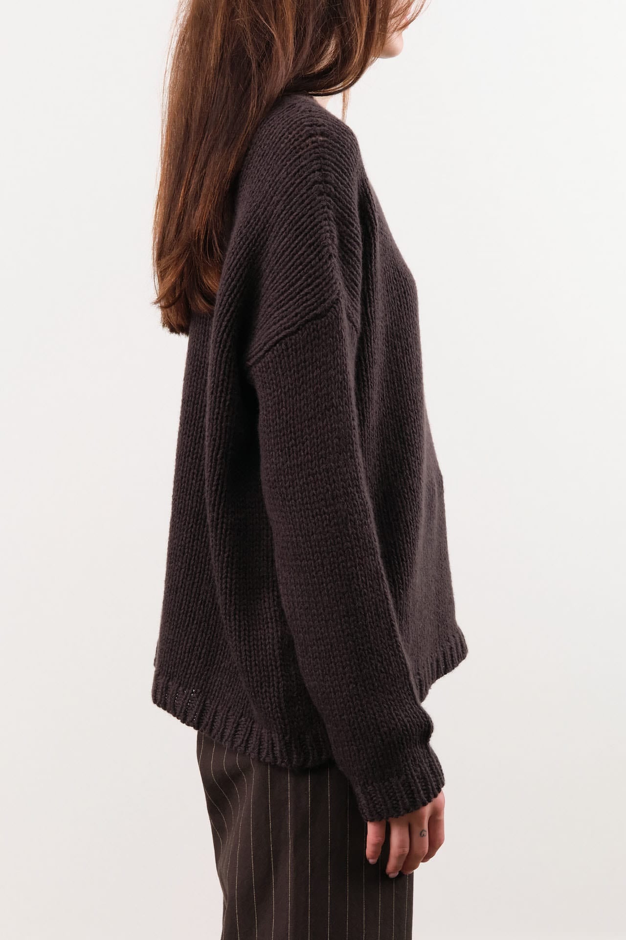 Private 0204 Apparel Womens Sweaters 236 Cashmere Crewneck Sweater in Koff