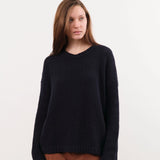 Private 0204 Apparel Womens Sweaters 236 Cashmere Sweater in Navy