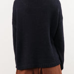 Private 0204 Apparel Womens Sweaters 236 Cashmere Sweater in Navy