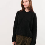 255 Cashmere Alpaca Sweater in Black