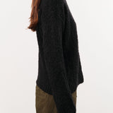 255 Cashmere Alpaca Sweater in Black