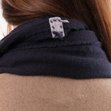 610 Simple Cashmere Scarf in Navy