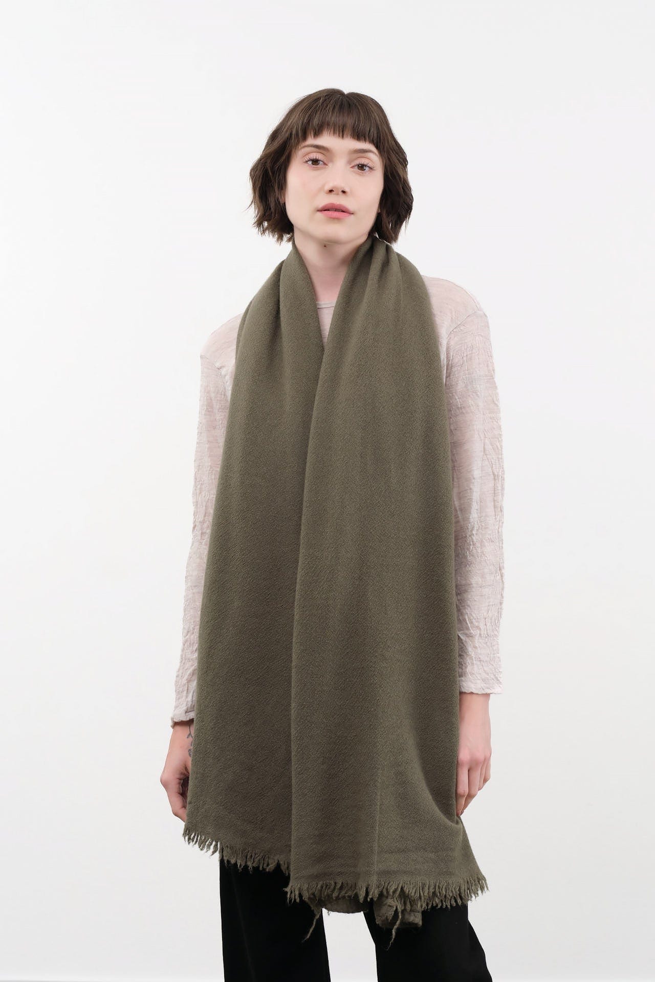 Private 0204 Accessories Scarves 610 Simple Cashmere Scarf in Ollie Ollie / One Size