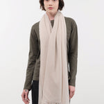 Private 0204 Accessories Scarves 615 Simple Picco Cashmere Scarf in Champagne Champagne / One Size