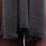 Private 0204 Accessories Scarves 615 Simple Picco Cashmere Scarf in Coal Coal / One Size