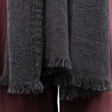 Private 0204 Accessories Scarves 615 Simple Picco Cashmere Scarf in Coal Coal / One Size