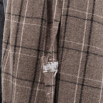Private 0204 Accessories Scarves 650 Quadro Cashmere Scarf Plaid Cafe Grey / One Size