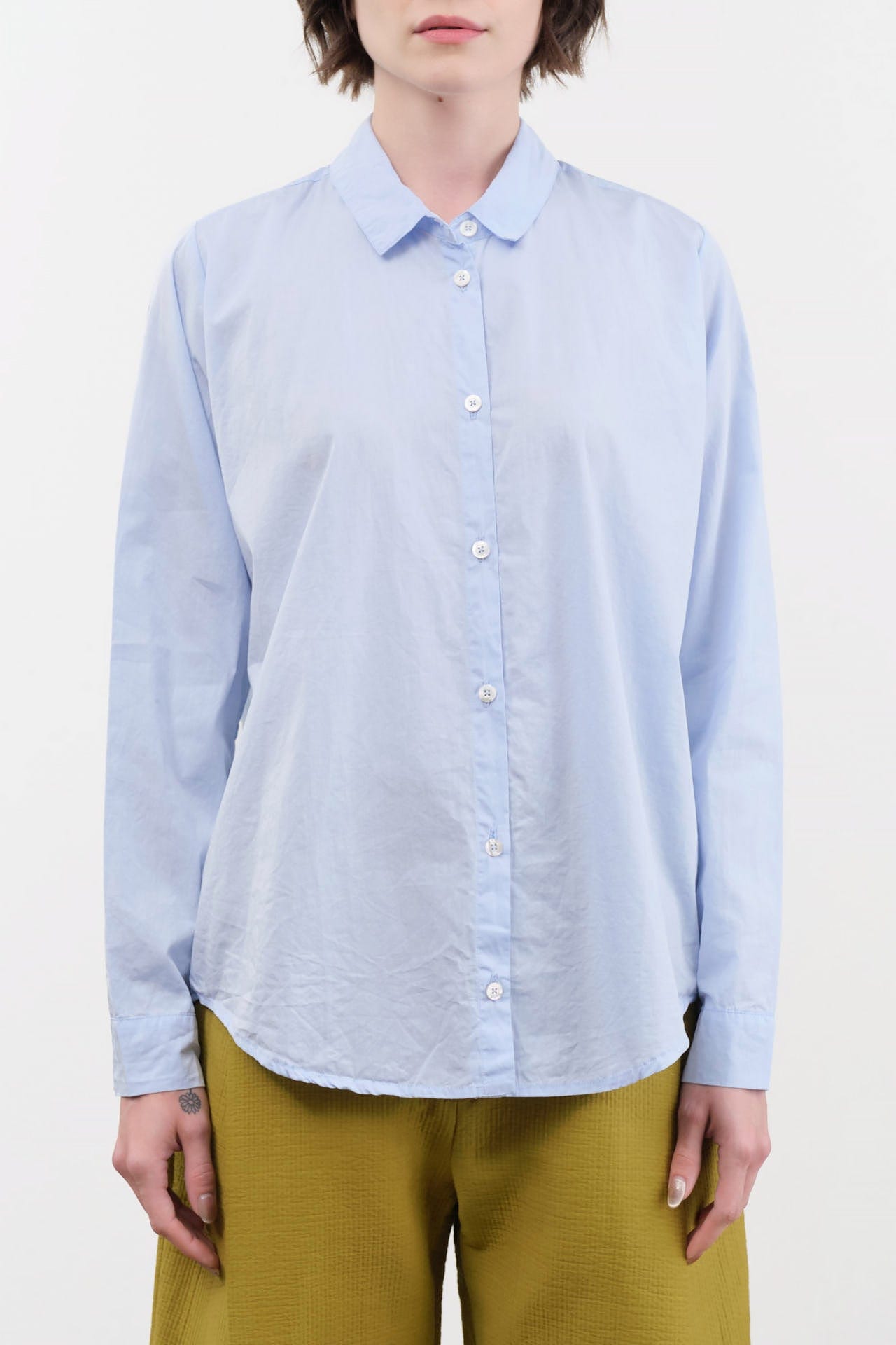 Private 0204 Apparel Womens Blouses Cotton Button Down Shirt