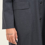 Sleeve detailing on Dropped Shoulder Coat