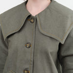 Proche Apparel Womens Jackets Denim Sailor Jacket