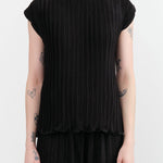 Proche Apparel Womens Blouses Pleated Sheath Top