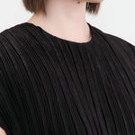 Proche Apparel Womens Blouses Pleated Sheath Top