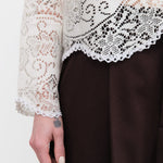 Proche Apparel Womens Blouses Upcycled Lace Flora Top