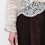 Proche Apparel Womens Blouses Upcycled Lace Flora Top