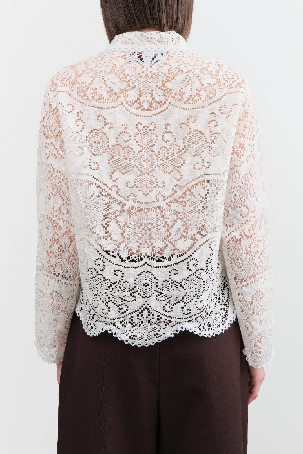 Proche Apparel Womens Blouses Upcycled Lace Flora Top