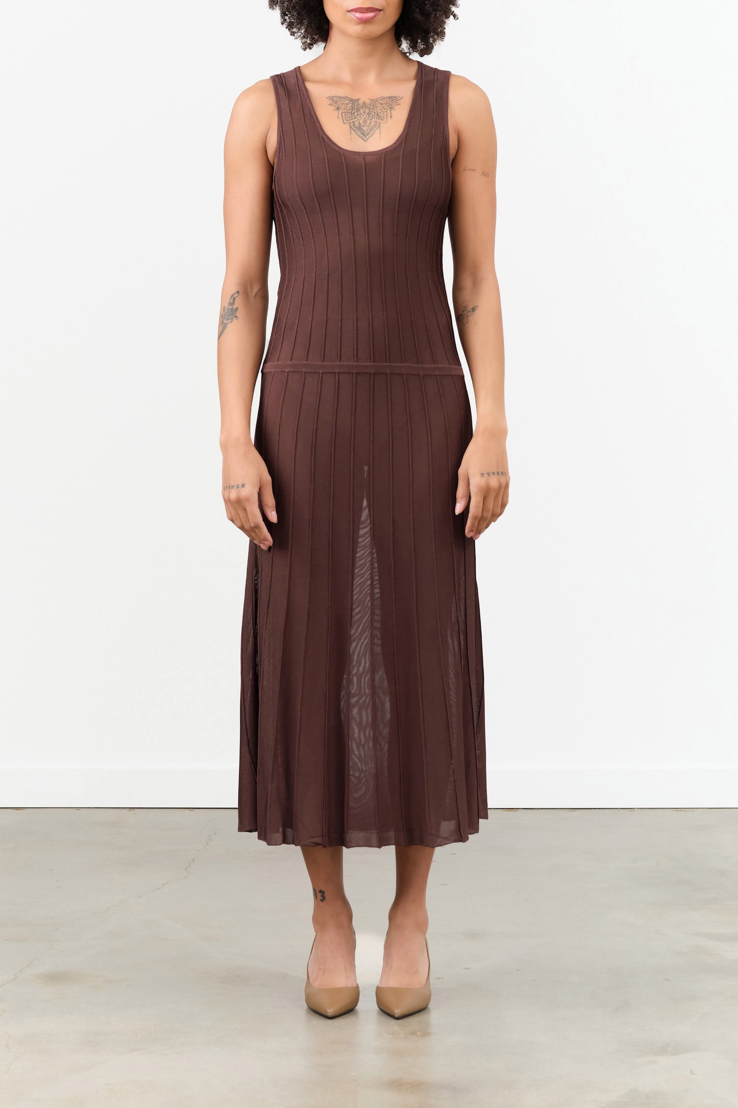 Allegre Dress by Rachel Comey in Bark