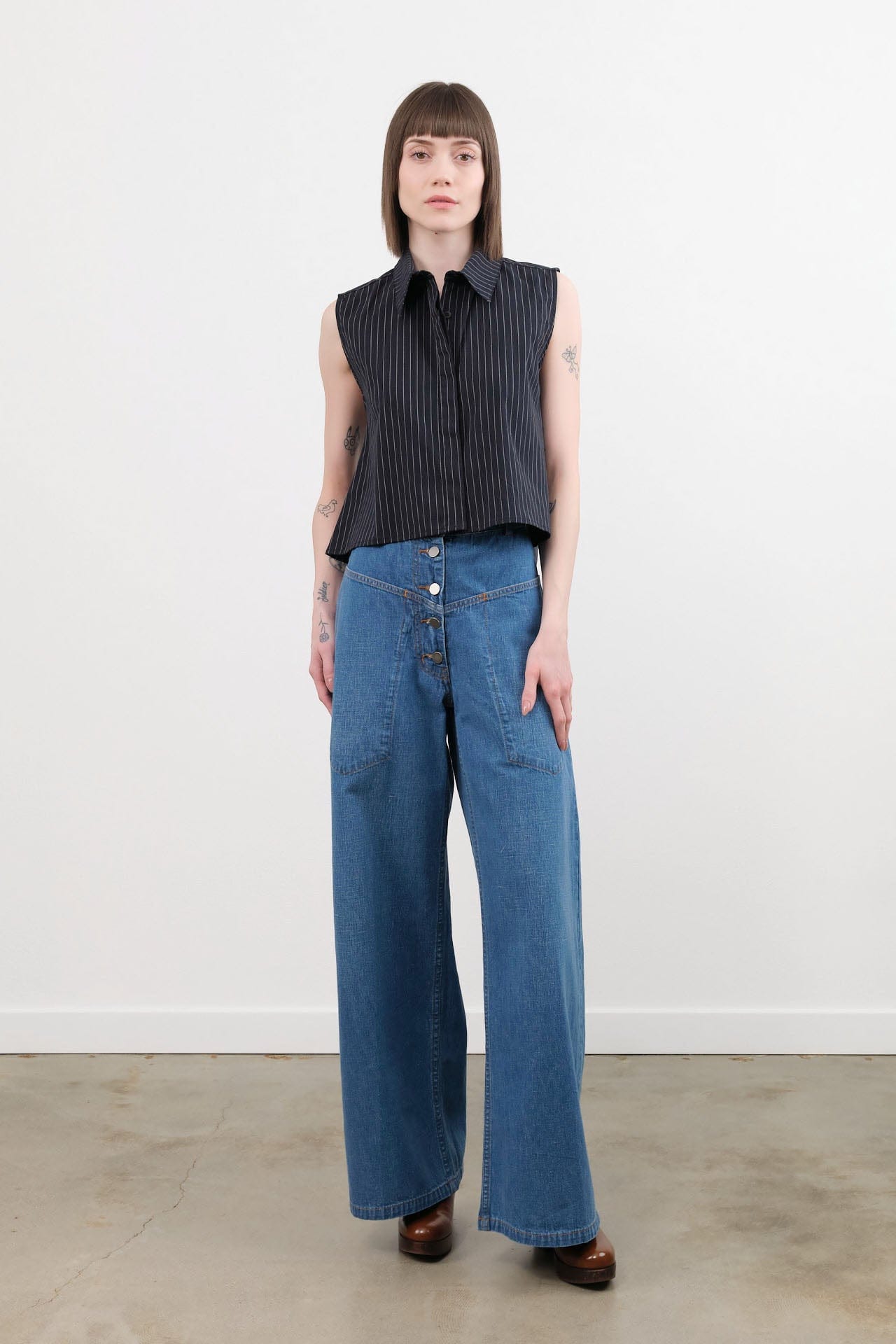 Rachel Comey Apparel Womens Denim Angle Pant