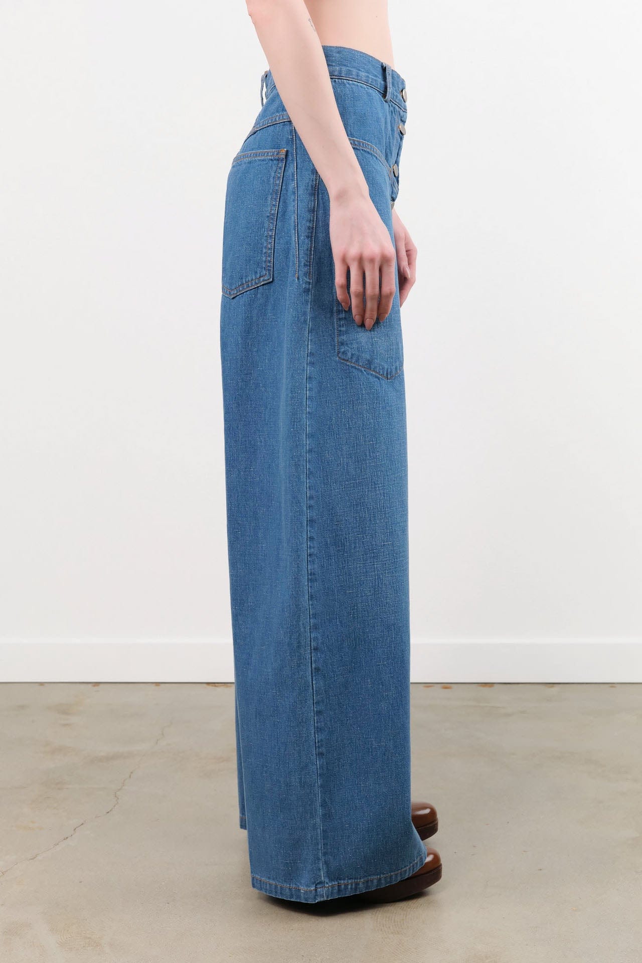 Rachel Comey Apparel Womens Denim Angle Pant