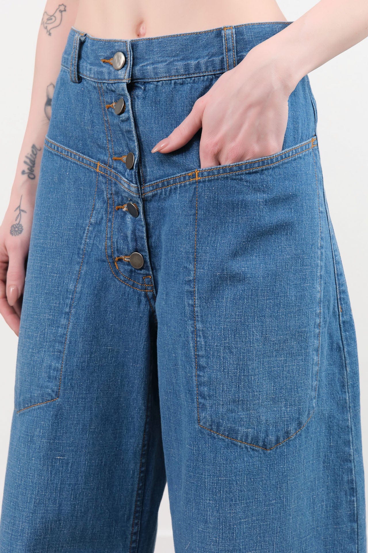 Rachel Comey Apparel Womens Denim Angle Pant