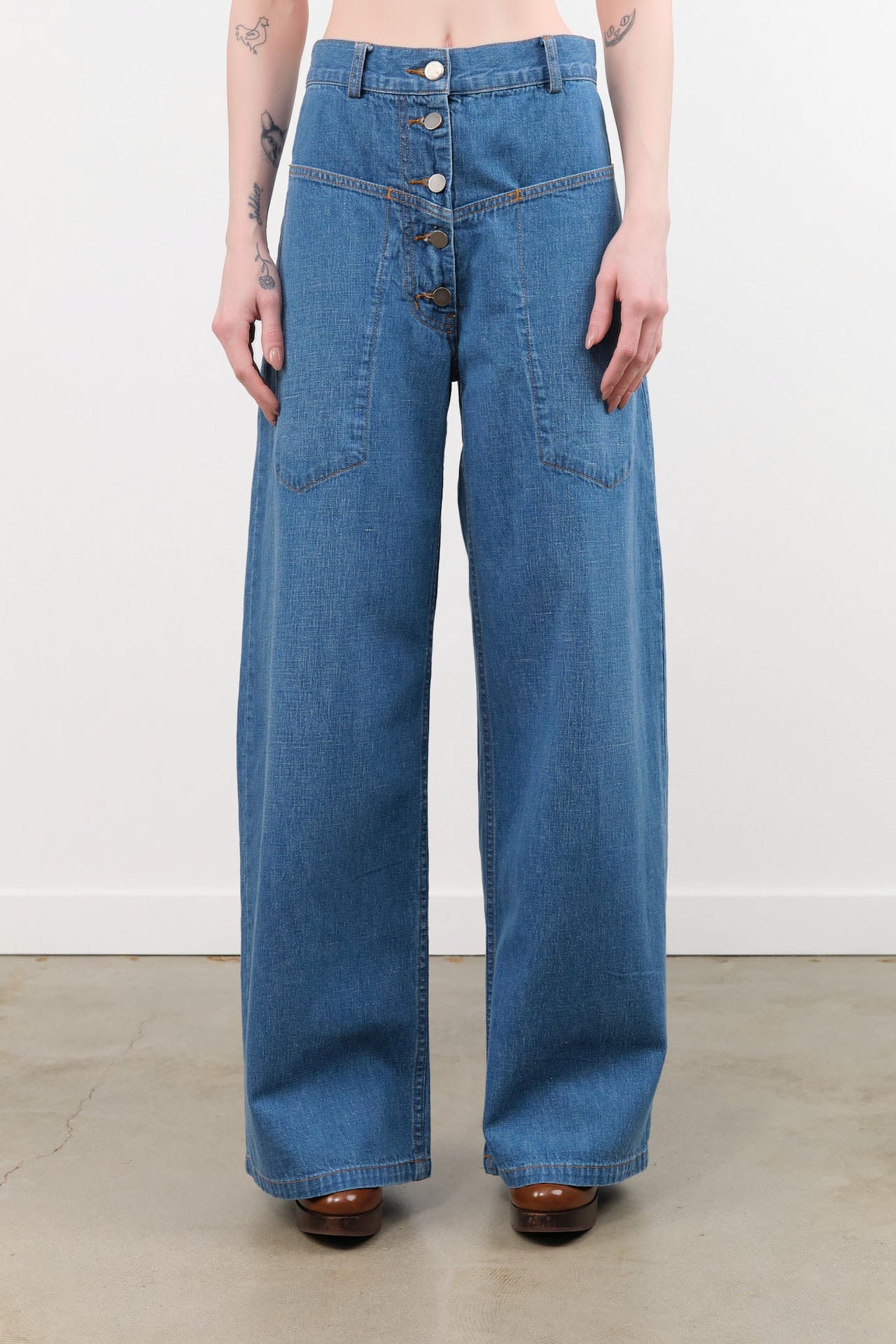 Rachel Comey Apparel Womens Denim Angle Pant