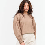 Rachel Comey Arma Top in Khaki