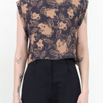 Bacchus Top by Rachel Comey in Black Cero Print