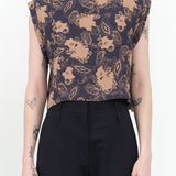 Bacchus Top by Rachel Comey in Black Cero Print