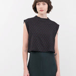 Rachel Comey Apparel Womens Blouses Bacchus Top in Evergreen Multi