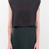 Rachel Comey Apparel Womens Blouses Bacchus Top in Evergreen Multi