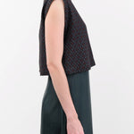 Rachel Comey Apparel Womens Blouses Bacchus Top in Evergreen Multi