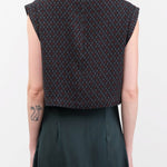 Rachel Comey Apparel Womens Blouses Bacchus Top in Evergreen Multi