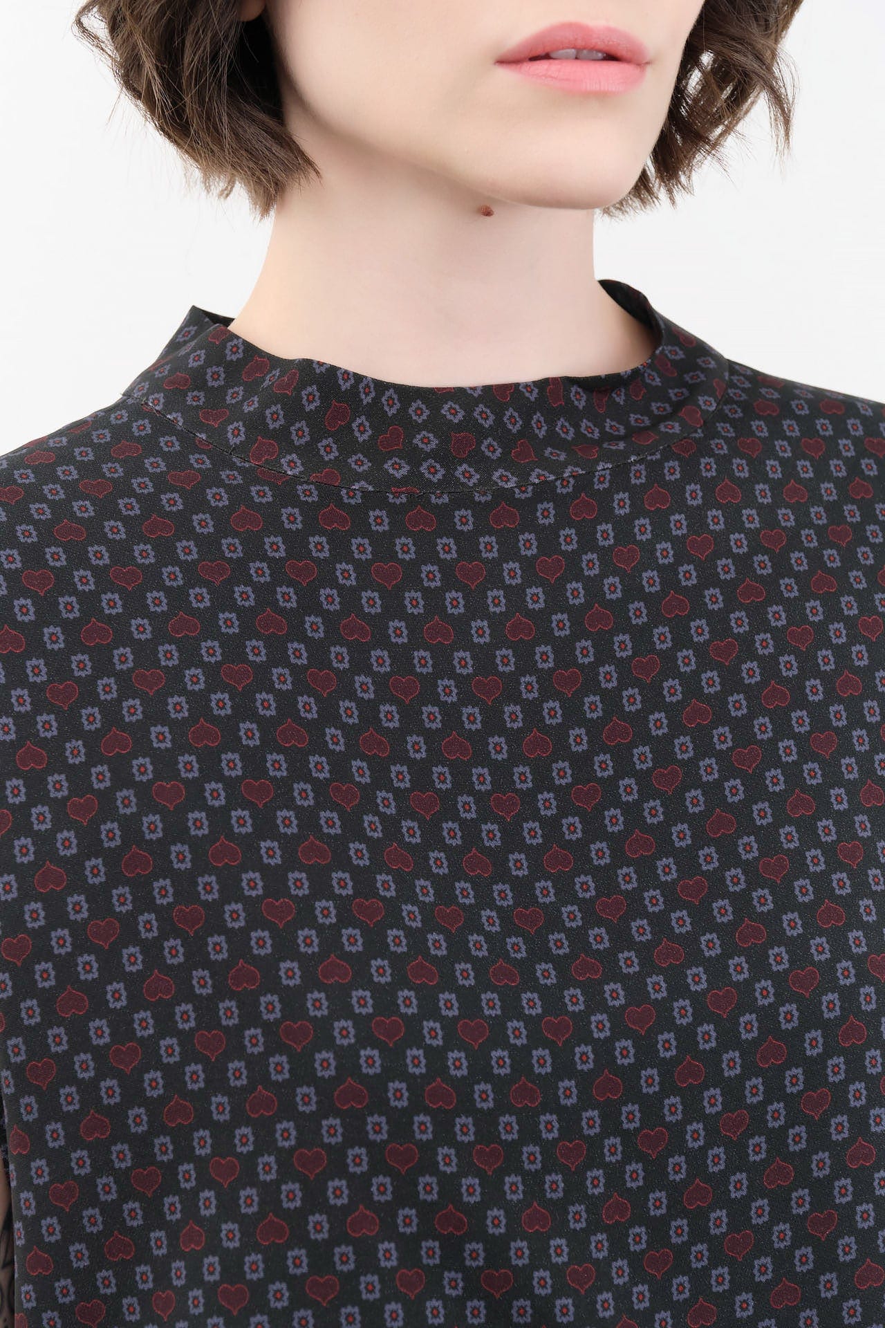 Rachel Comey Apparel Womens Blouses Bacchus Top in Evergreen Multi
