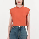 Rachel Comey Apparel Womens Blouses Bacchus Top in Terracotta