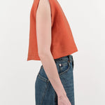 Rachel Comey Apparel Womens Blouses Bacchus Top in Terracotta