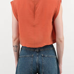 Rachel Comey Apparel Womens Blouses Bacchus Top in Terracotta