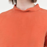 Rachel Comey Apparel Womens Blouses Bacchus Top in Terracotta