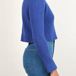 Side of Barca Pullover in Blue
