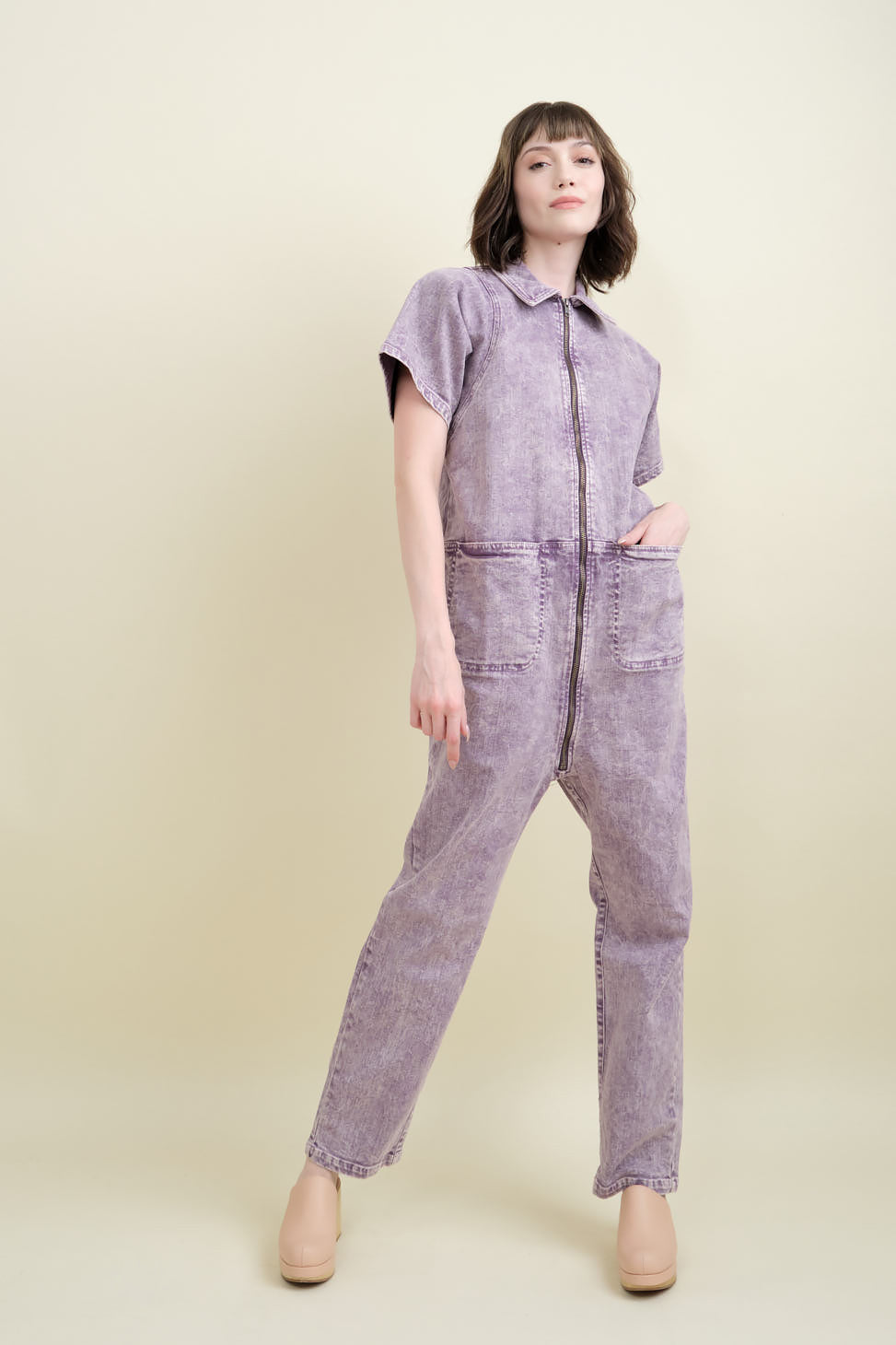 Barrie Jumpsuit in Lilac