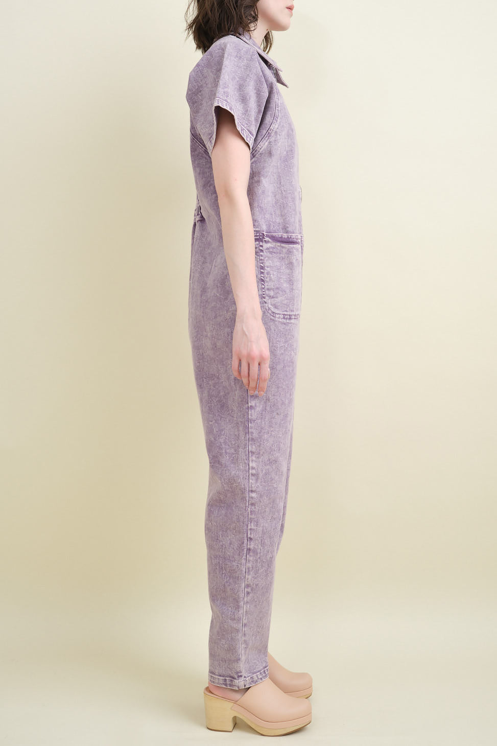Side of Barrie Jumpsuit in Lilac