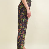 Rachel Comey Eggplant Floral Print Brigato Pant