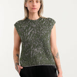 Rachel Comey Apparel Womens Sweaters Brocca Vest in Dove-Green