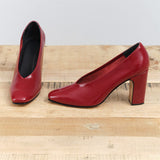 Designer Brand Rachel Comey Classic Chloris High Heel Pump in Scarlet Red