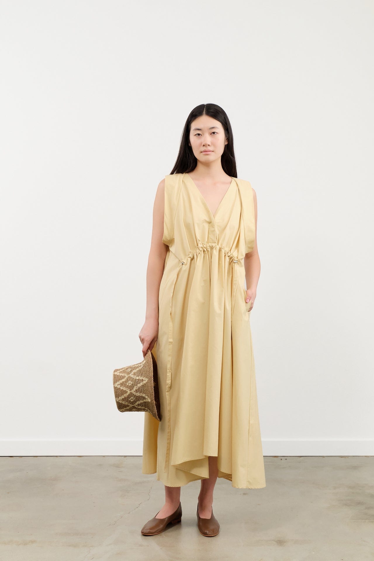 Rachel Comey Apparel Womens Dresses Clement Dress in Corn