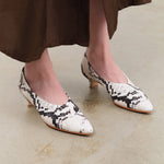 Rachel Comey Accessories Womens Shoes Clemmie Kitten Heel in Blush Multi