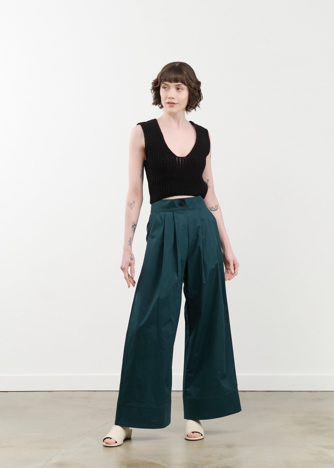 Rachel Comey Apparel Womens Pants Coxsone Pant in Dark Juniper