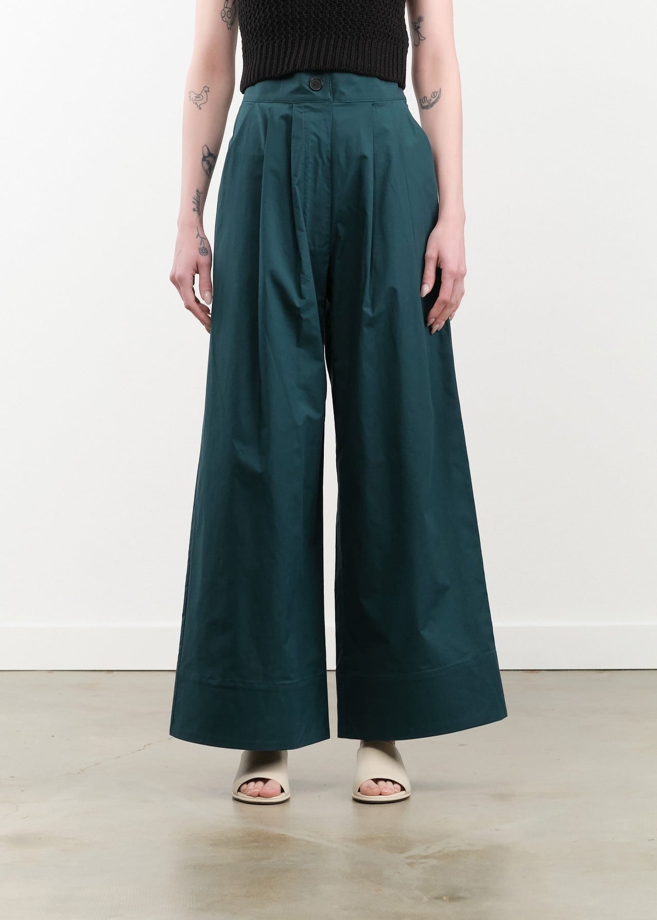 Rachel Comey Apparel Womens Pants Coxsone Pant in Dark Juniper