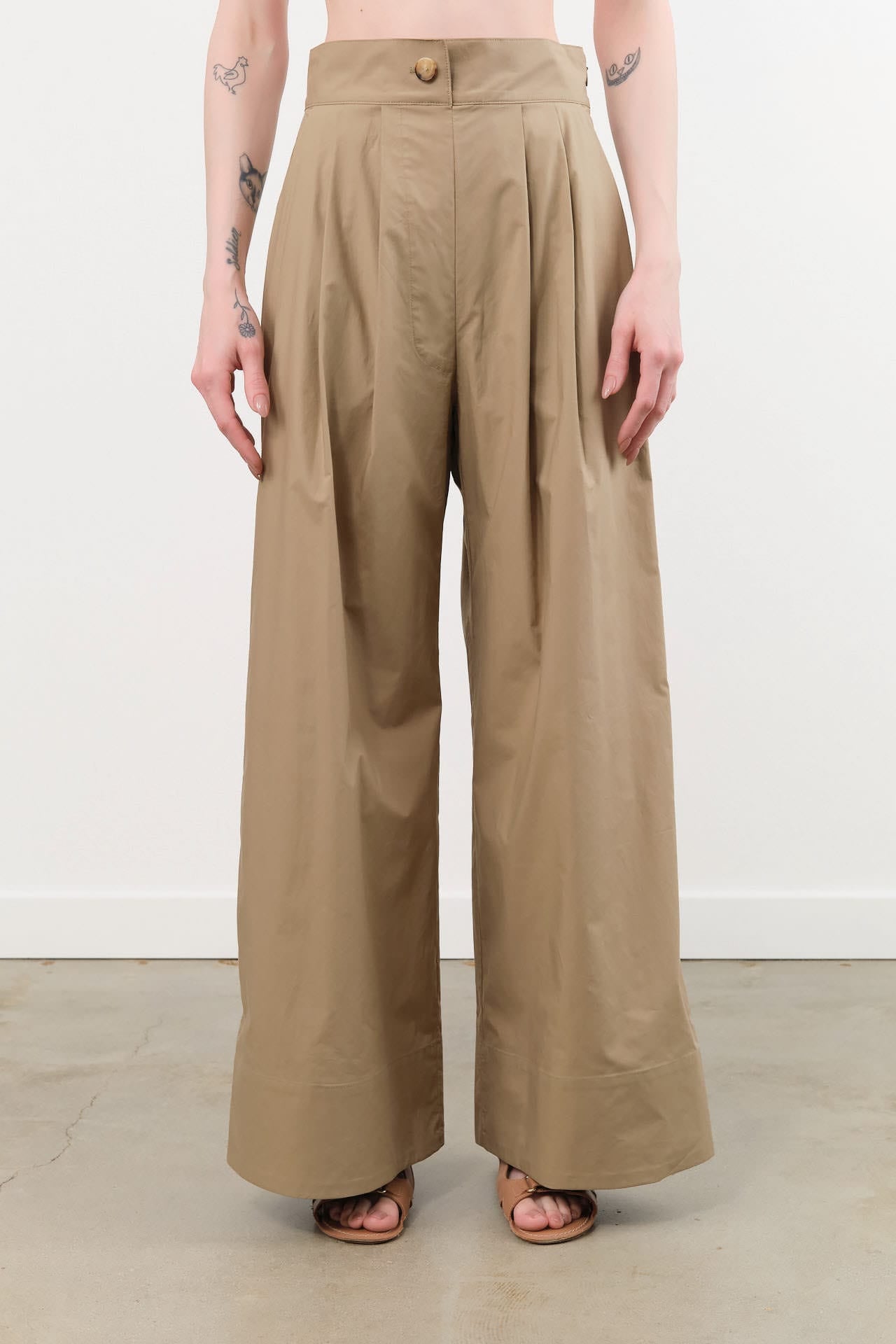 Rachel Comey Apparel Womens Pants Coxsone Pant in Khaki