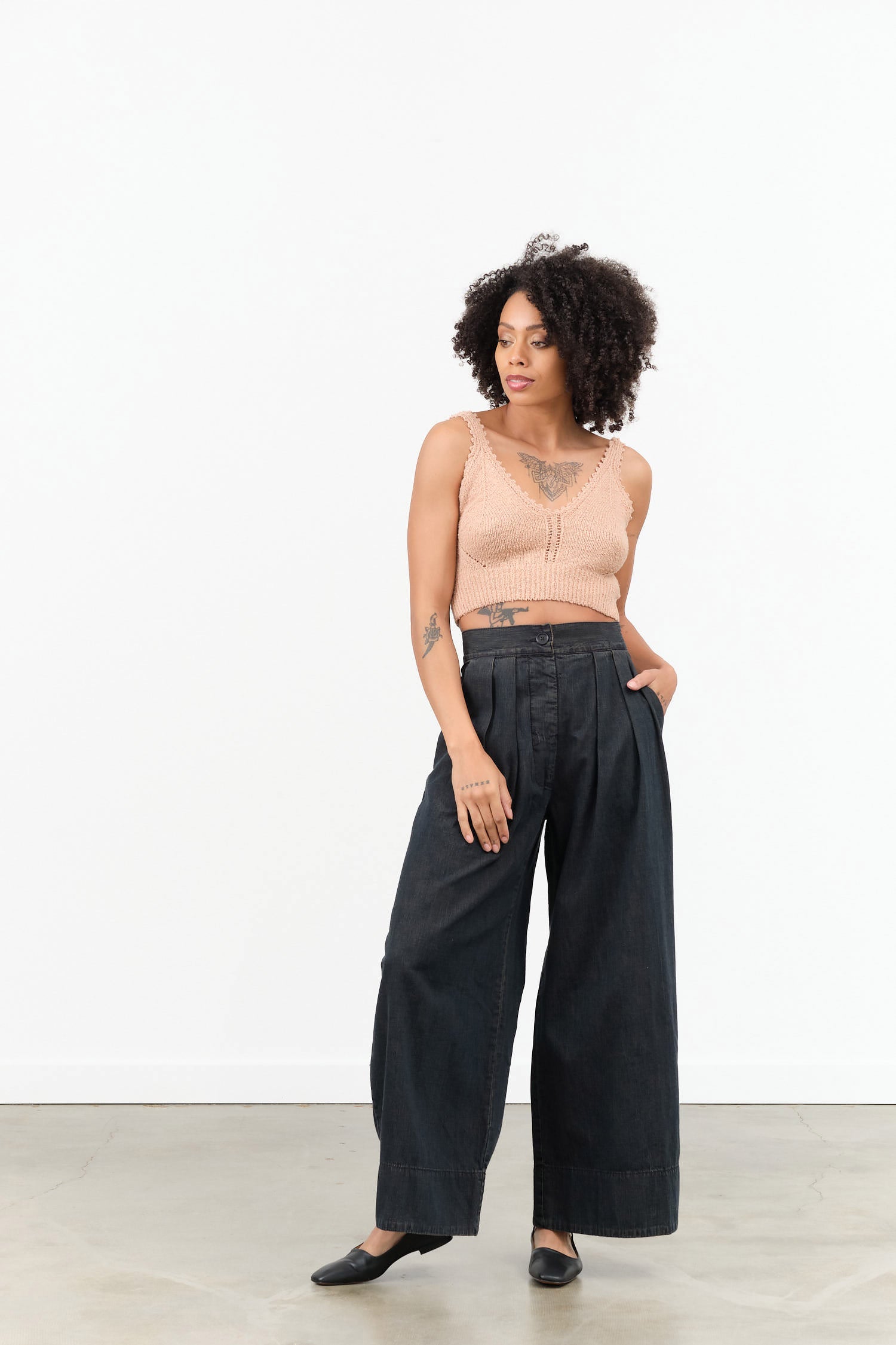 Rachel Comey Coxsone Pant in Overdyed Vista Denim