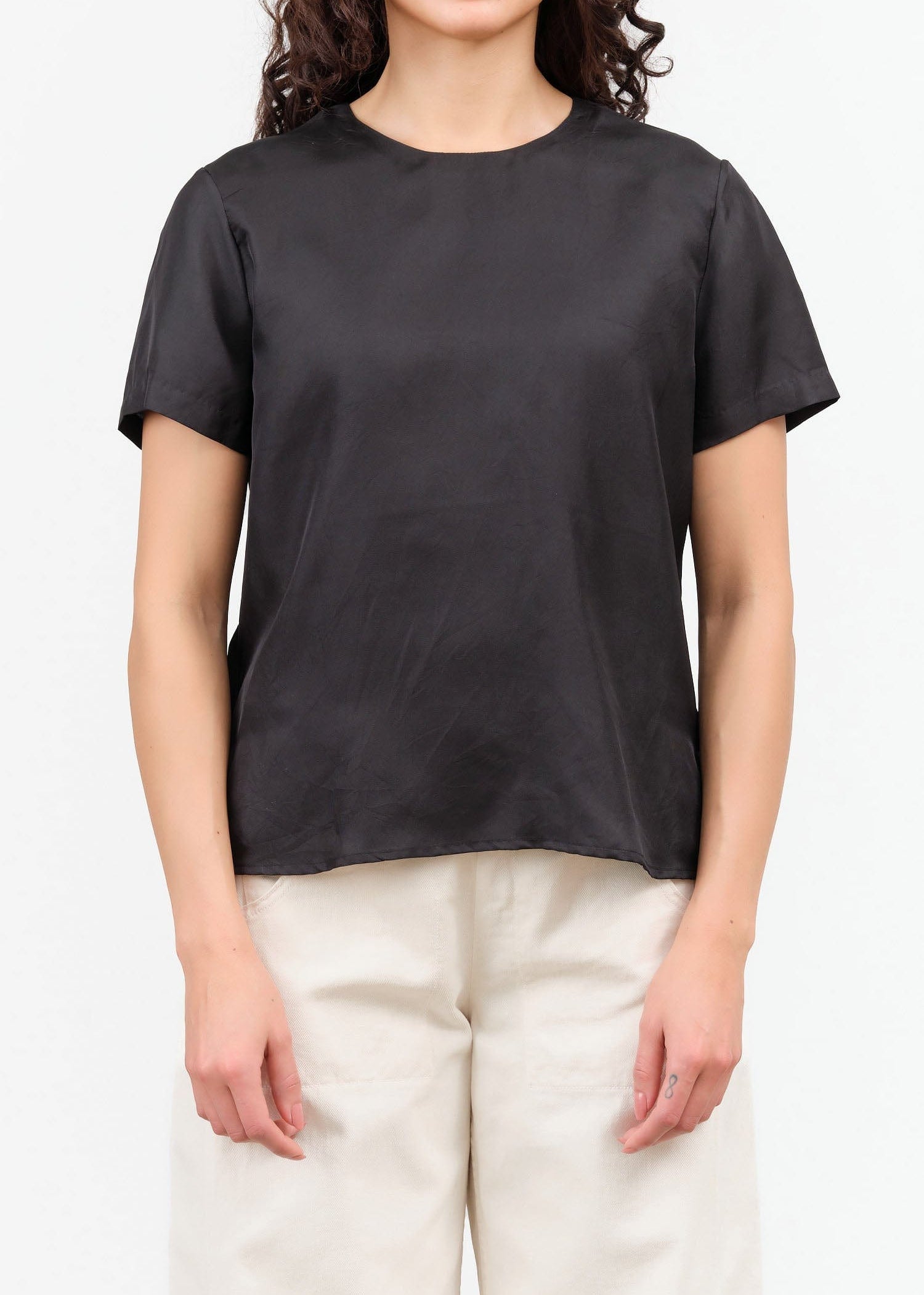 Rachel Comey Apparel Womens Blouses Delmara Top in Black