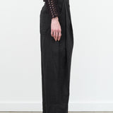 Rachel Comey Black Zip Up Cotton Dress Pant Dini Pant Wide Leg